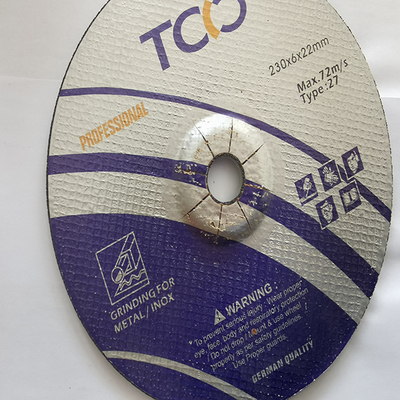 Moedor de ângulo abrasivo Cutting Disc da polegada 180mm da roda de moedura En12413 T27 7