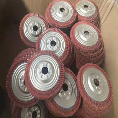 Zircônia da alumina 4,5 disco de lixamento de aço inoxidável da roda T27 da aleta da polegada